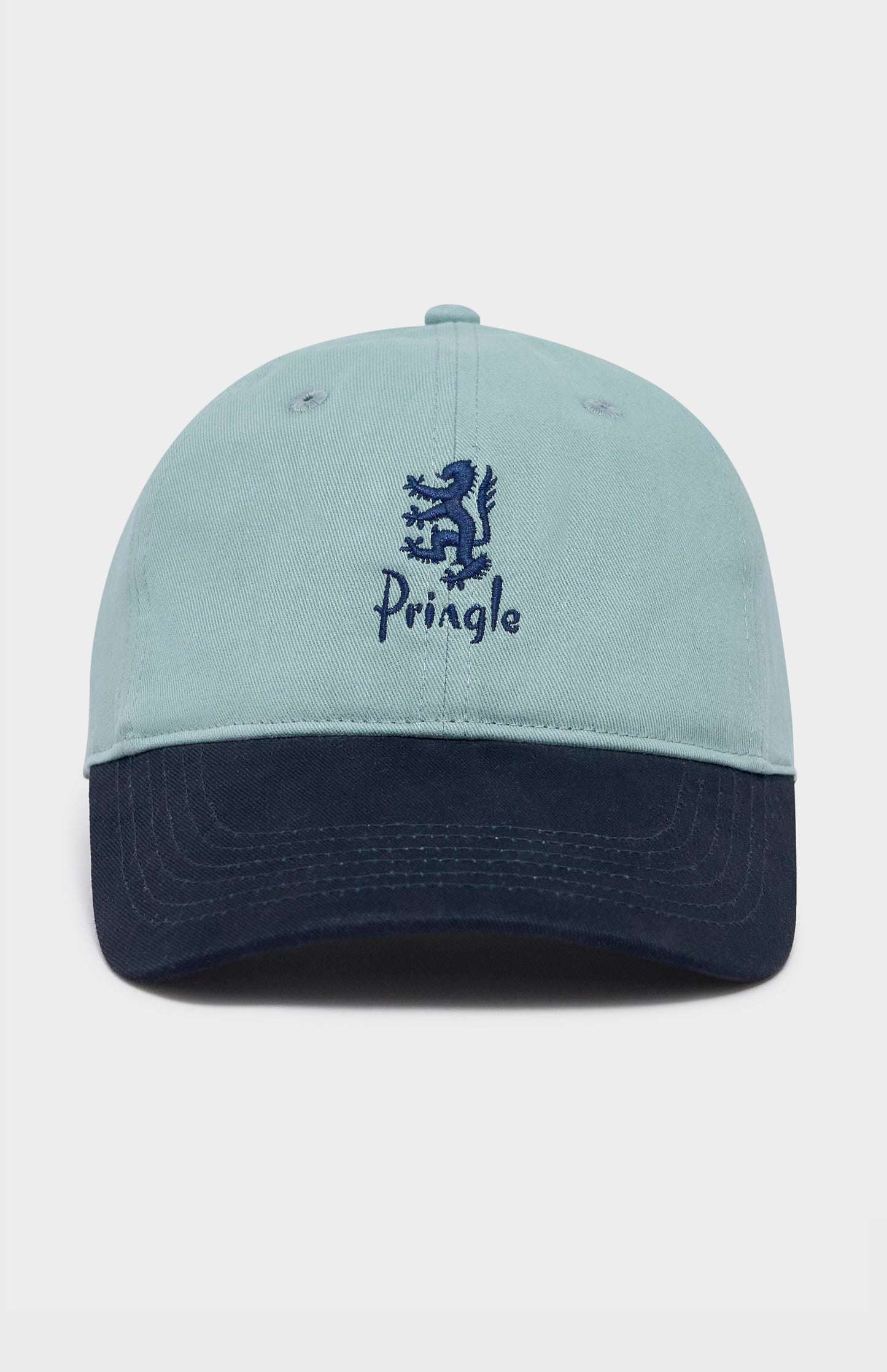 Womens Twill Cap With Lion in Blue