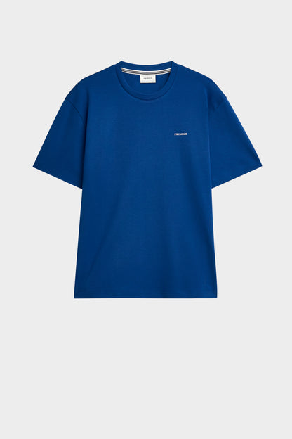 Men's Heavyweight Long Staple Cotton T-shirt In Royal Blue