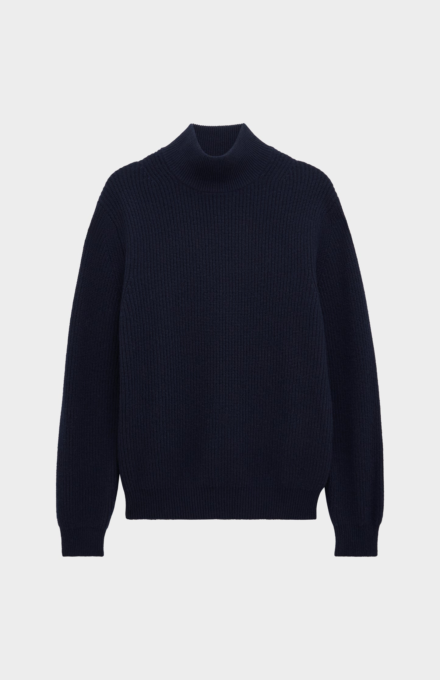 Pringle of Scotland Men’s Cashmere Mock Neck Jumper In Navy Blue