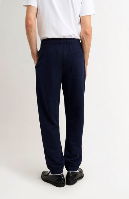 Pringle of Scotland Men's Track Pants In Navy Blue rear view