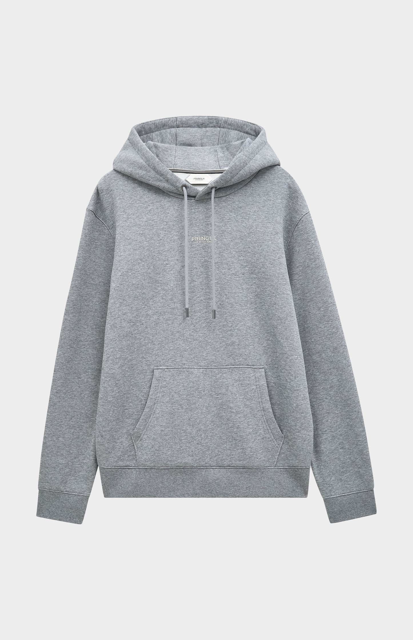 Pringle Men's Hooded Jumper In Grey Melange