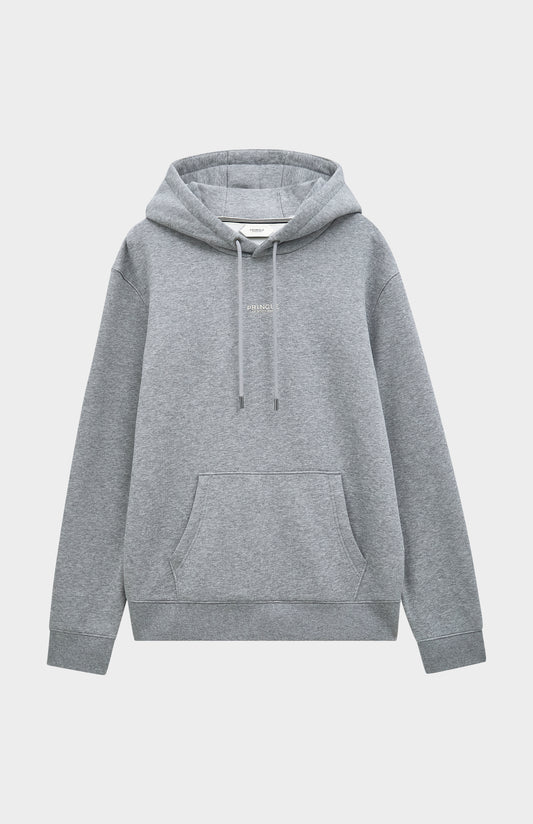 Pringle Men's Hooded Jumper In Grey Melange