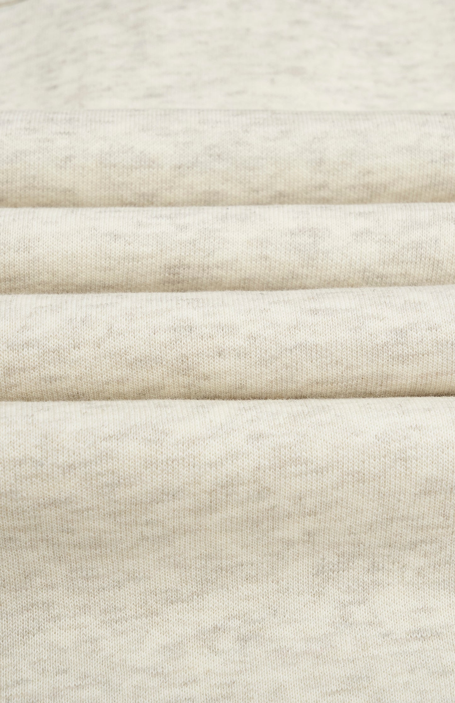 Pringle Men's Hooded Jumper In Ecru Beige Melange fabric detail