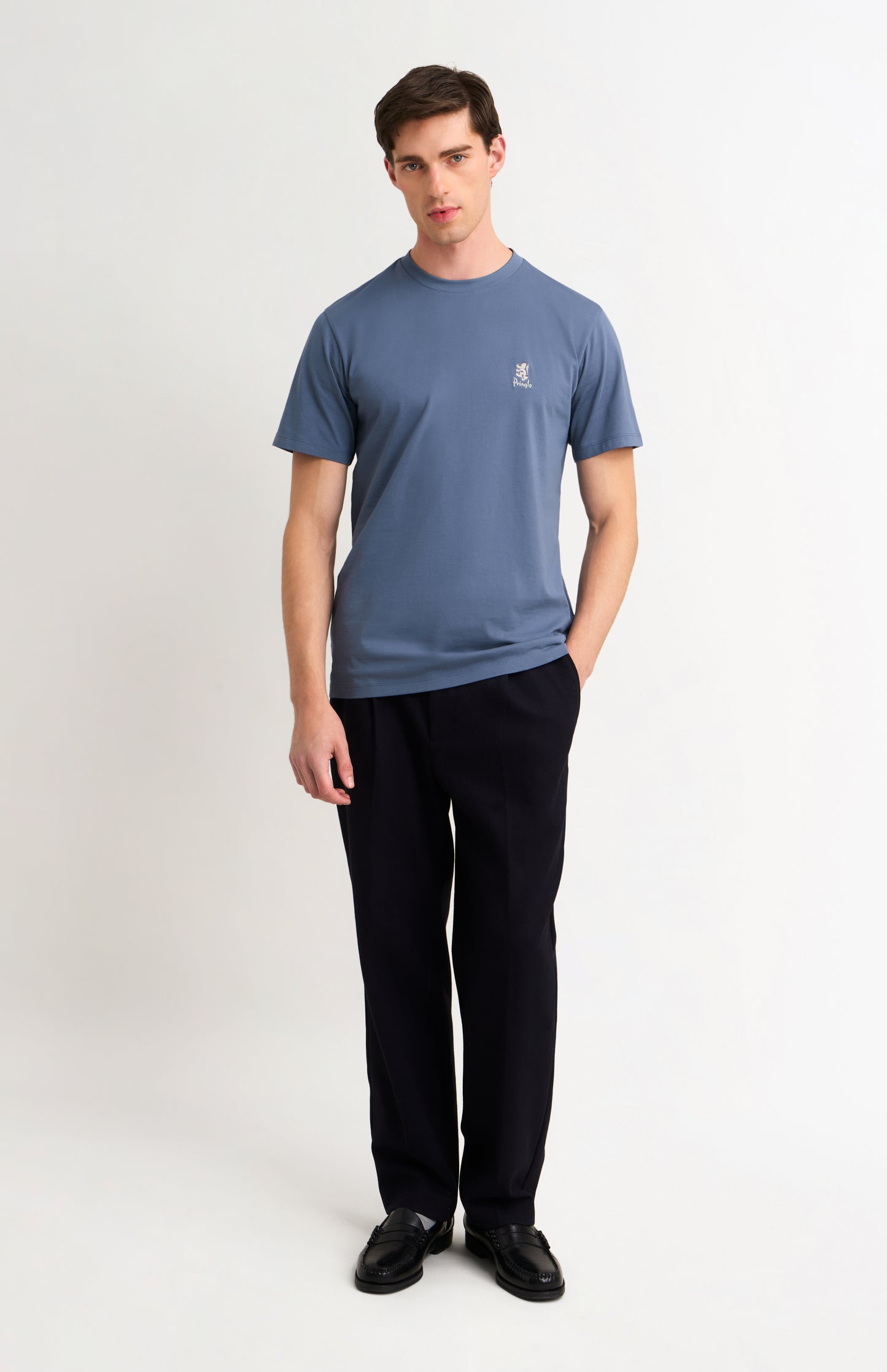 Men's Mid-weight Supima Cotton T-shirt In Blue