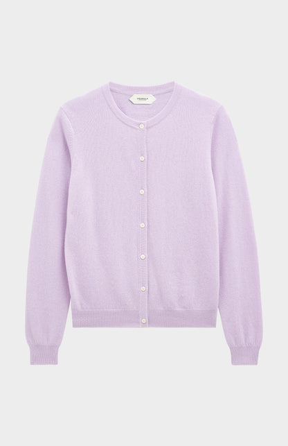 Pringle of Scotland Women's Cashmere Cardigan In Lilac