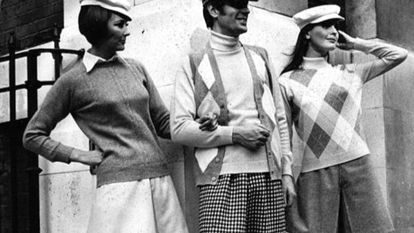 Vintage Image of Pringle of Scotland Iconic Argyle Pattern